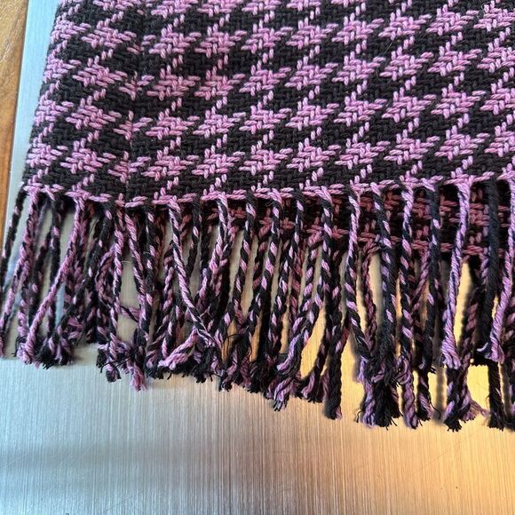 Elliott Lauren pink and brown wrap skirt with fringe. Size 6 - Picture 11 of 13